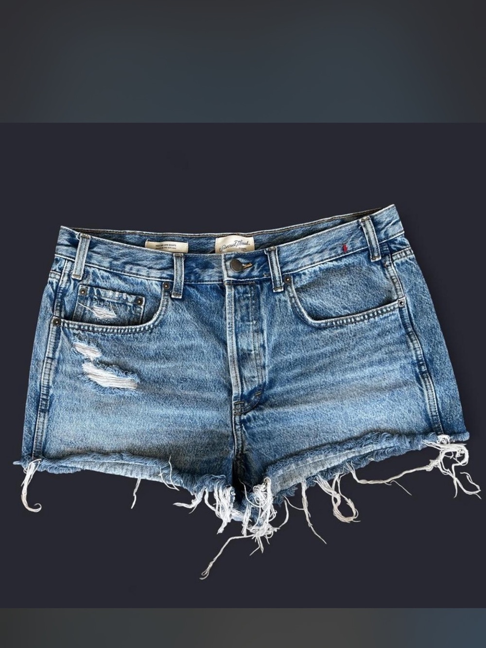 Universal Thread Light Blue Distressed Denim Cutoff Shorts